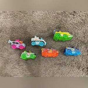 Paw Patrol Neon Rescue Vehicles Cars Lot